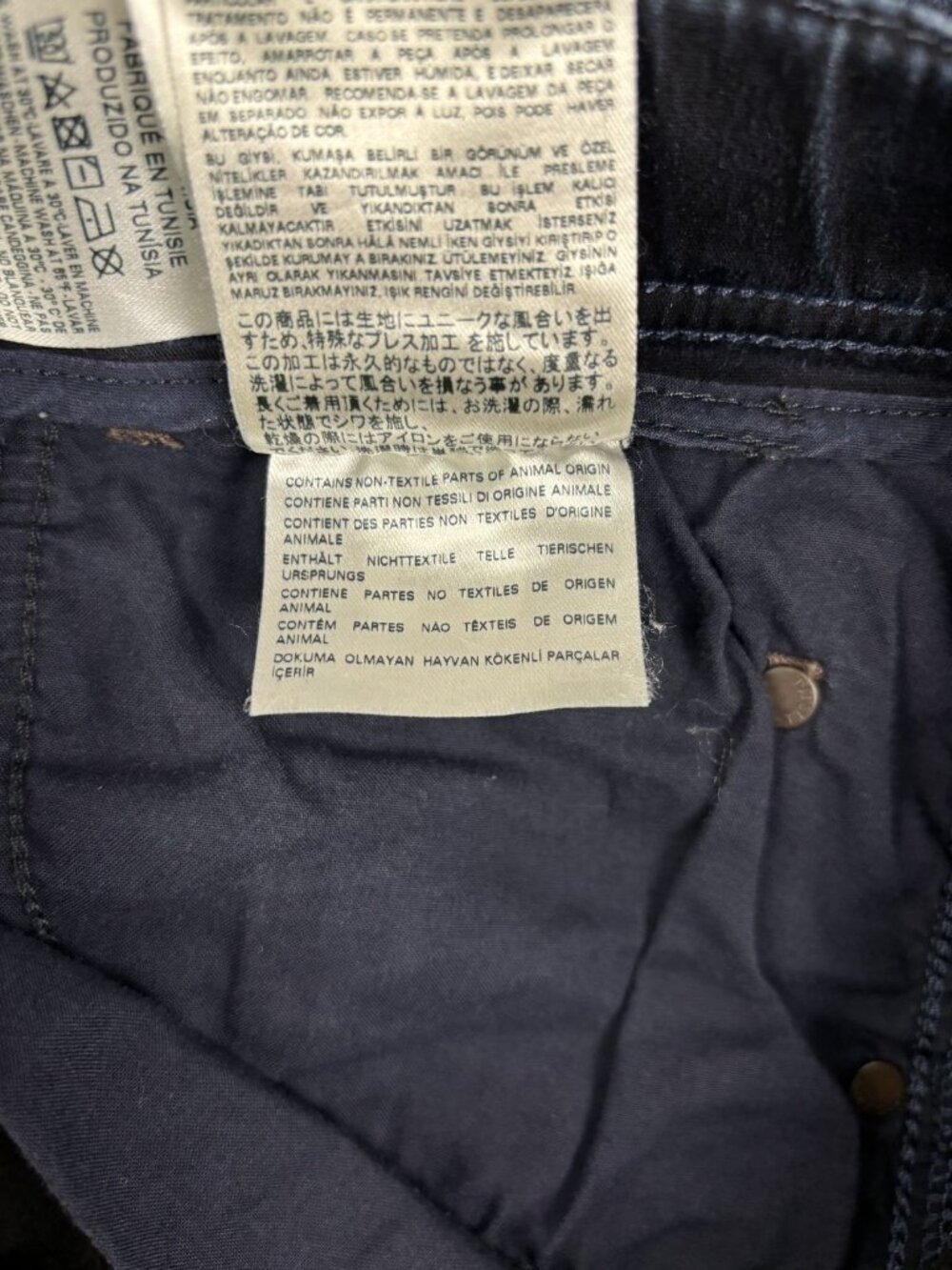 Diesel Krooley-NE Jogg Jeans W32 Dark Navy Stretch Denim - Picture 10 of 12